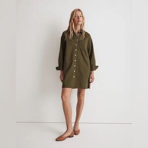 Madewell Mini Shirtdress in Loren size Medium